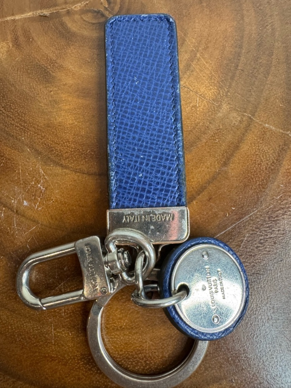 LUIS VUITTON Neo LV Club Bag Charm And Key Holder in Cobalt Monogram Canvas. - Picture 3 of 8